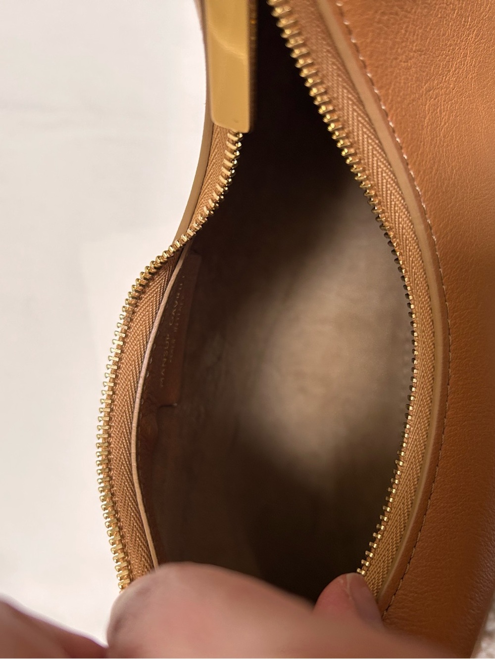 Mansur Gavriel tan mini candy hobo purse - Picture 4 of 5